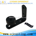 Black Wall Mounted Bottom Floor Guide Stay Roller for Barn Door Hardware